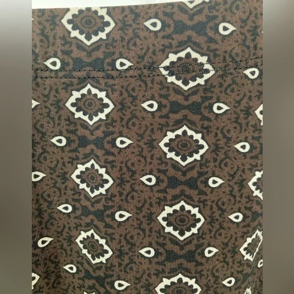 Michael Kors full skirt brown black white - size L - Picture 2 of 3